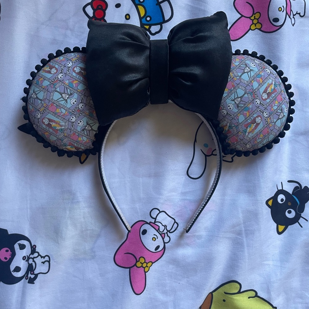 Jack and Sally Nightmare Before Christmas Disney Mouse Ears Headband